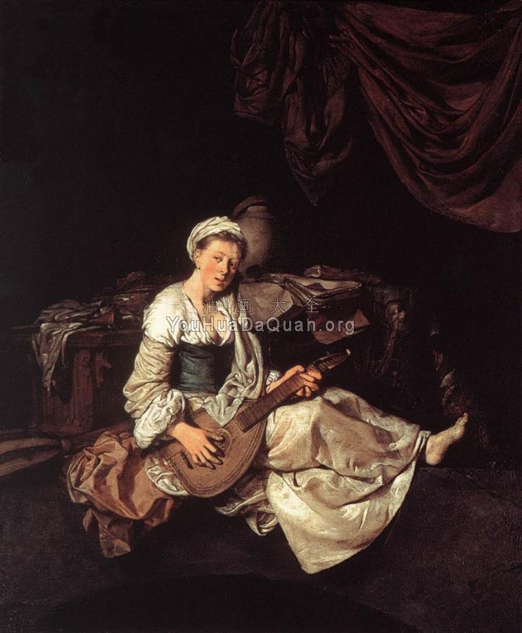 鲁特琴演奏者 - 科内利斯·贝加